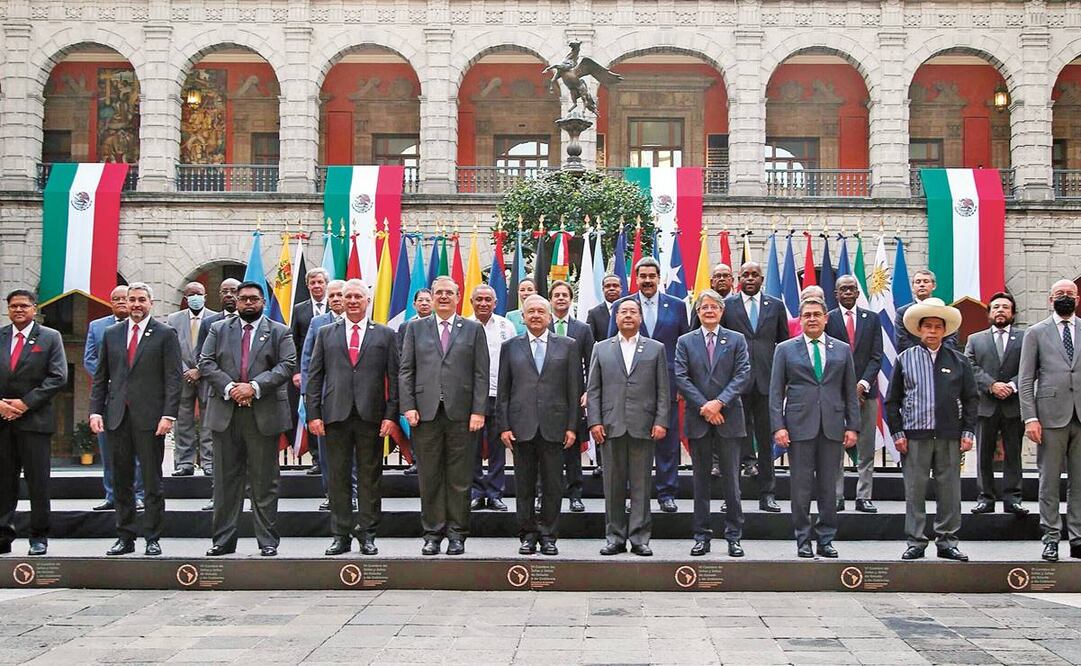 Los presidentes asistentes a la cumbre de la Comunidad de Estados Latinoamericanos y Caribeños (Celac), el pasado 18 de septiembre en la Ciudad de México. Foto: EFE.