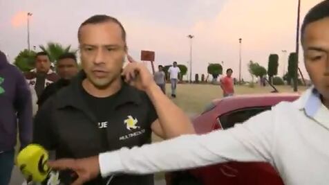 En pleno enlace, golpean a reporteros de Multimedios en Coacalco