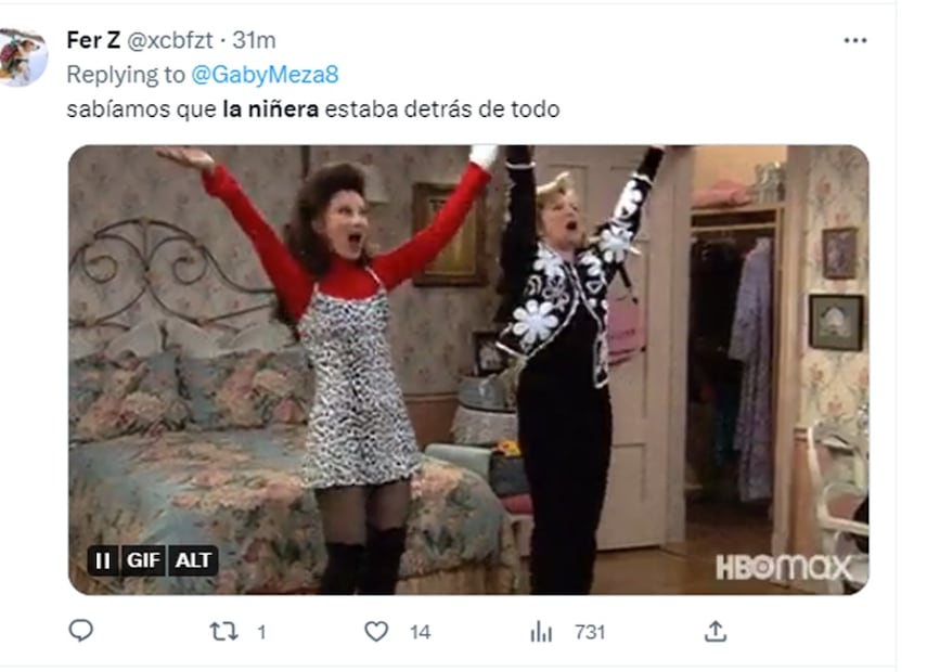 La niñera memes. Foto: Twitter