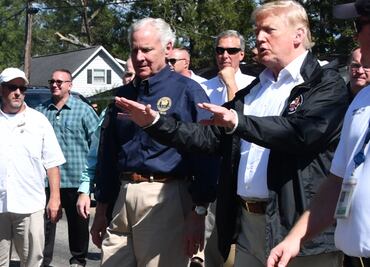 Las cosas se pondrán duras en Carolina del Sur por el clima, advierte Trump