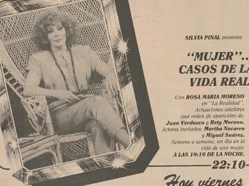 Silvia Pinal: ¿Cómo surgió la idea de hacer "Mujer, casos de la vida real"?