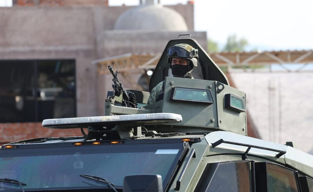 Ejército abate a tres elementos de un grupo armado y detiene a cuatro en Michoacán (01/10/2025). Foto: Especial