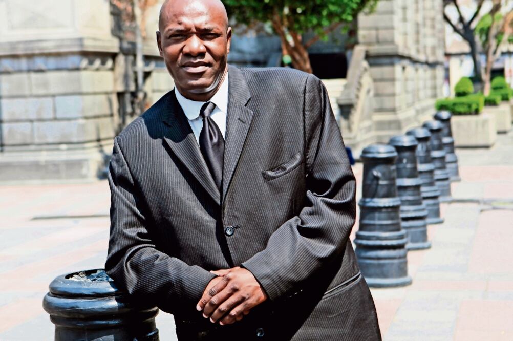 Wilner Metelus, presidente del Comité Ciudadano en Defensa de los Naturalizados y Afromexicanos (YADIN XOLALPA. EL UNIVERSAL)