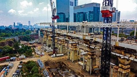 Sheinbaum:"Continúan los progresos en la construcción del Tramo 3 del Tren Interurbano México-Toluca"