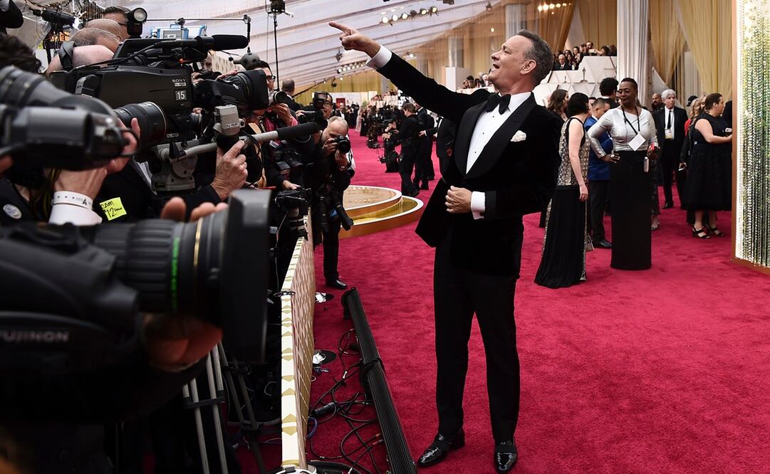 Tom Hanks llega a los Oscar en Los Angeles el 9 de febrero de 2020. Foto: Jordan Strauss/Invision/AP, archivo