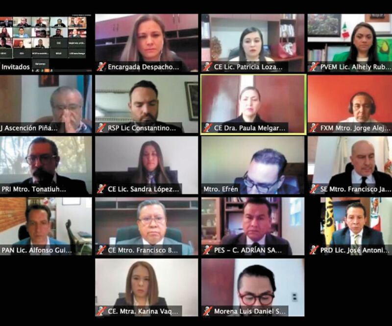 En la sesión del IEEM se dijo que la pandemia será el gran reto para realizar la elección. ESPECIAL