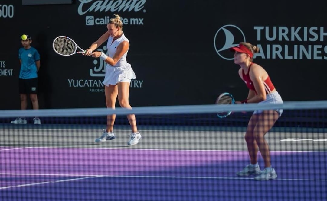 Maia Lumsden e Isabelle Haverlag / Foto: Cortesía Mérida WTA 500