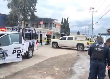 Sujetos irrumpen en restaurante de Hidalgo y disparan contra comensales; hay dos personas muertas y una herida