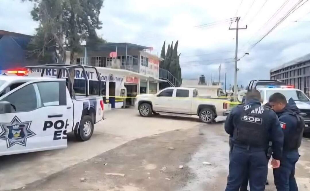 El restaurante “San Lorenzo” en Hidalgo, fue blanco de un ataque armado esta tarde (20/06/2025). Foto: Especial