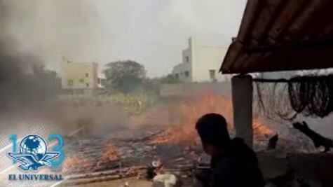 Aviones acrobáticos chocan en India