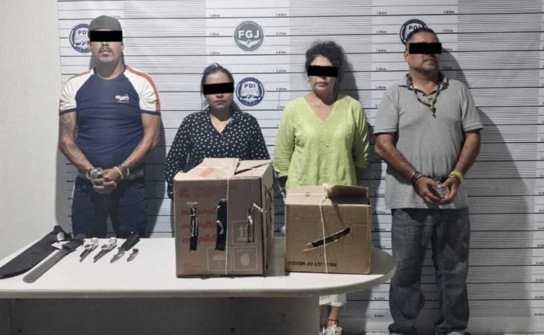 El jefe de la Policía Municipal dio a conocer que los probables implicados enfrentarán cargos por los delitos de maltrato animal y portación de arma prohibida. Foto: Especial