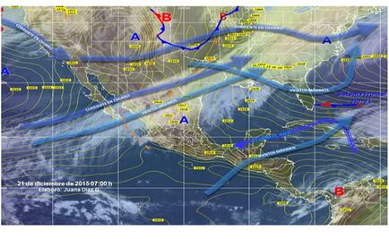 Prevén incremento de nublados y lluvias aisladas en el país
