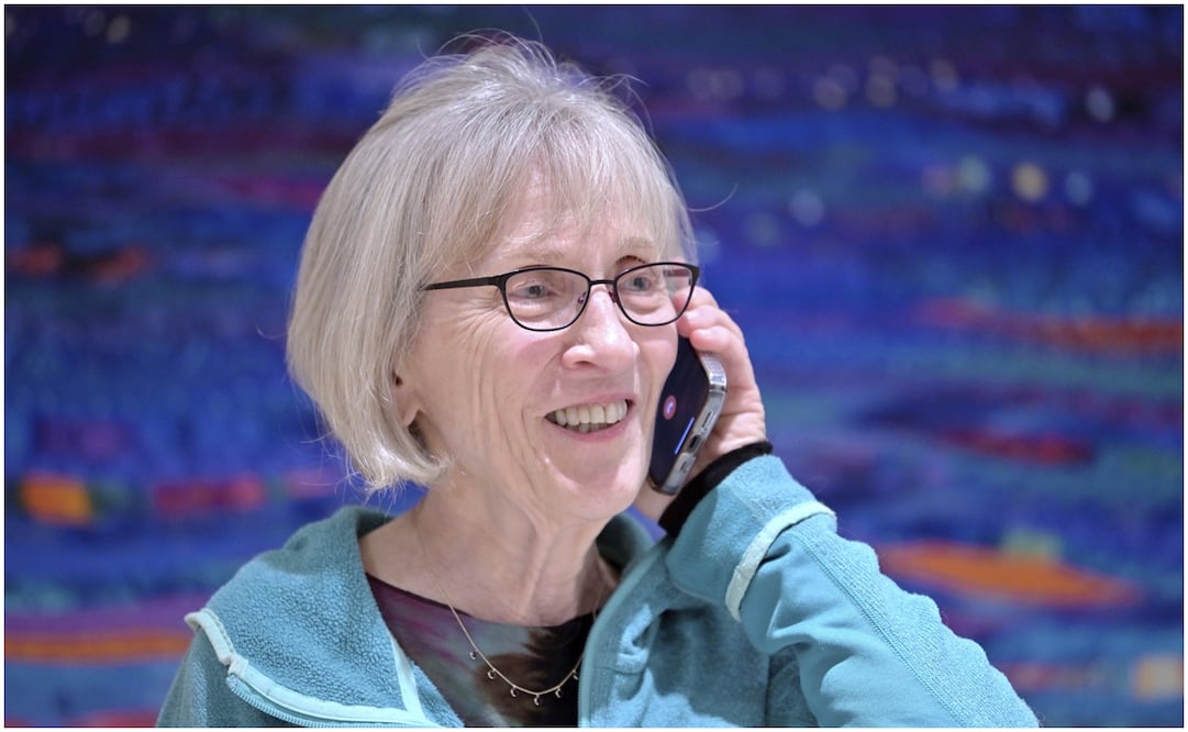 La estadounidense Claudia Goldin, premiada con el Nobel de Economía. Foto: AP