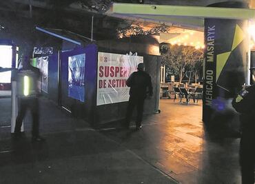 Cierran locales en Mercado Masaryk
