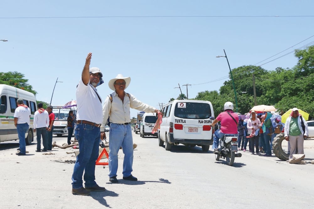 En Chiapas, elementos de la CNTE siguen con los bloqueos carreteros (JESÚS GARCÍA. CUARTOSCURO)