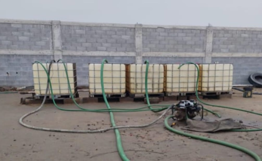 Un inmueble tipo industrial en la ciudad de Matamoros, Tamaulipas, fue asegurado. Foto: Especial