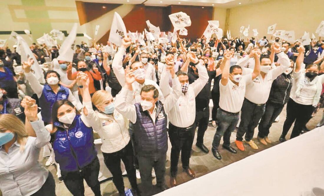 Cerca de 500 militantes del PAN de Tlalnepantla refrendaron su apoyo a Tony Rodríguez Hurtado. Foto: Especial.