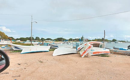 Ahogan tormentas a la pesca ribereña, en Yucatán