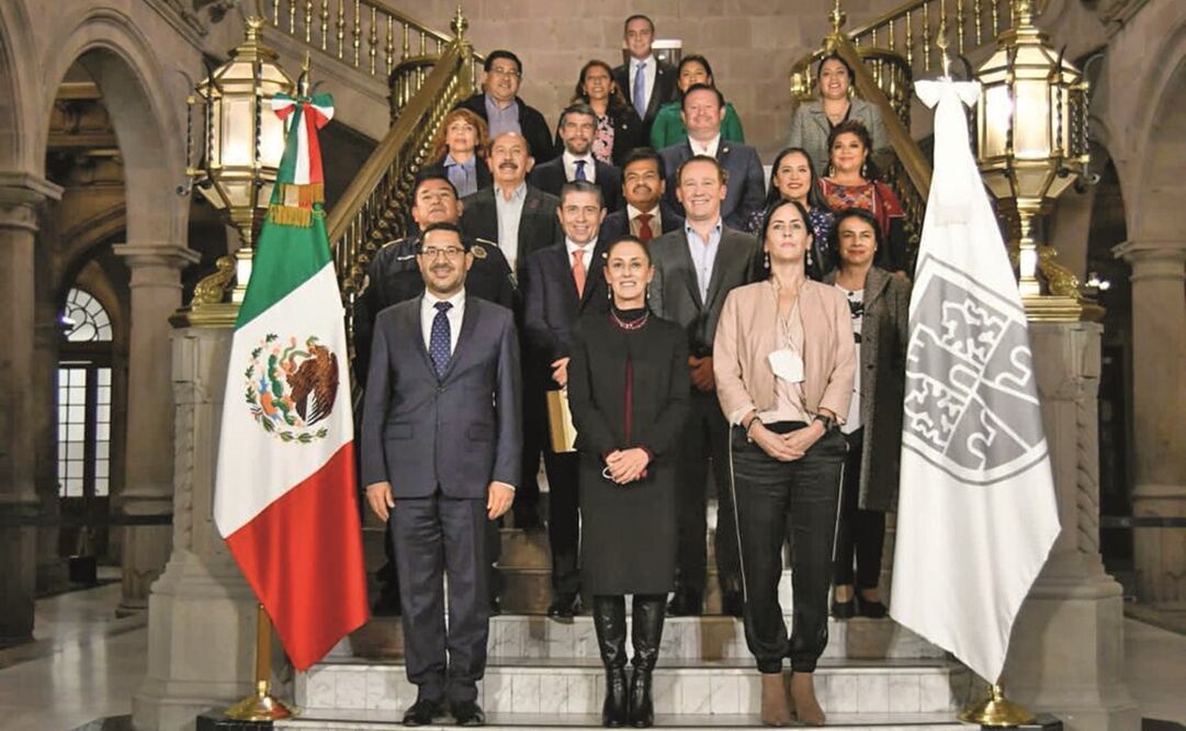 La jefa de Gobierno tuvo su primer encuentro con los 16 alcaldes capitalinos. Foto: ESPECIAL