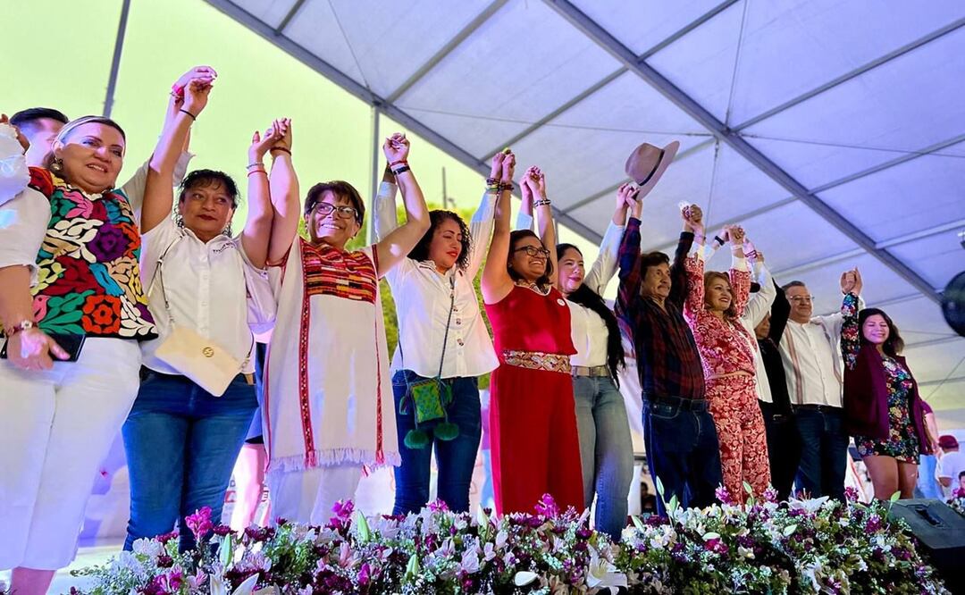 Cierre de campaña de Aleida Alavez. Foto: Especial