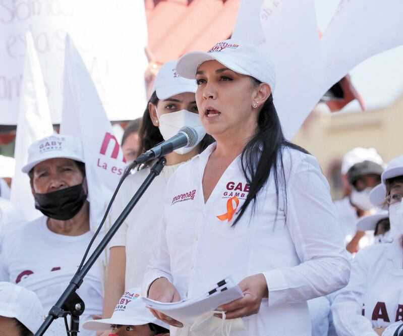En los últimos días, Gabriela Gamboa se ha visto envuelta en escándalos políticos. Foto: ARCHIVO EL UNIVERSAL