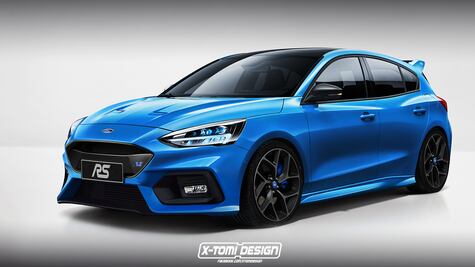 Futuro Ford Focus Rs 2020 con motor híbrido de 400 hp