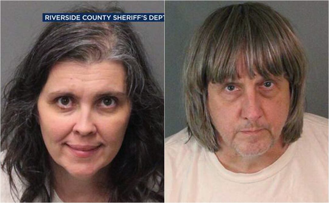 Las autoridades fijaron una fianza de 9 millones de dólares para David Turpin y su esposa Louise, de 57 y 49 años respectivamente (Foto: AFP)