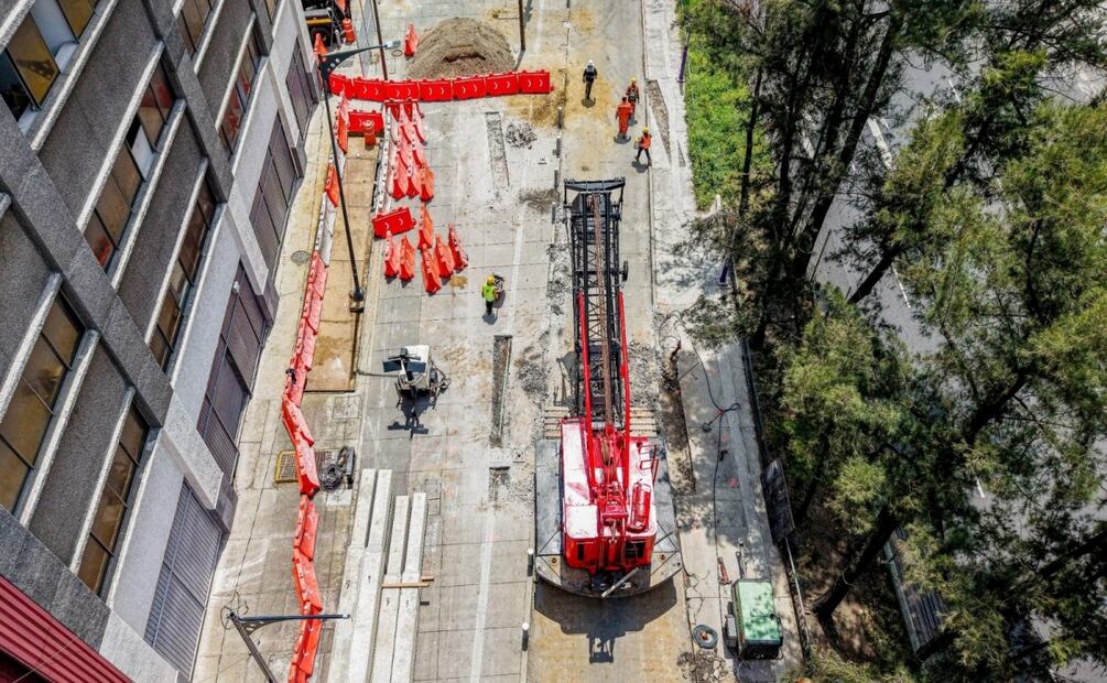 Así lucen los primeros trabajos de la Calzada Flotante. Foto: Especial