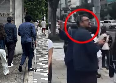 Andy López Beltrán saliendo de Prada y en hotel de 5 estrellas; Claudio Ochoa revela nuevas imágenes del hijo de AMLO en Tokio