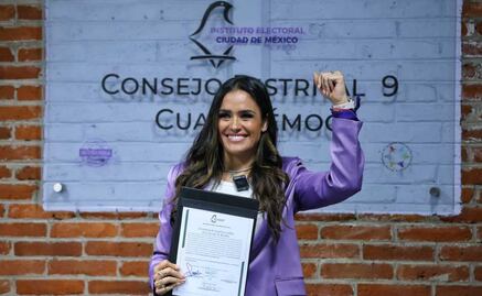 Alessandra Rojo de la Vega recibe constancia de mayoría como alcaldesa de Cuauhtémoc