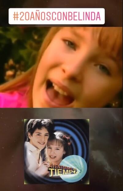 Belinda celebra 20 años de carrera con nostálgicos momentos