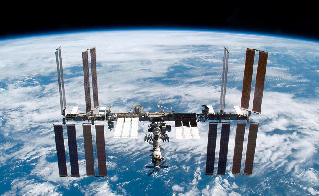 Imagen de la Estación Espacial Internacional ante el planeta Tierra. Foto: EFE/NASA/HO, archivo