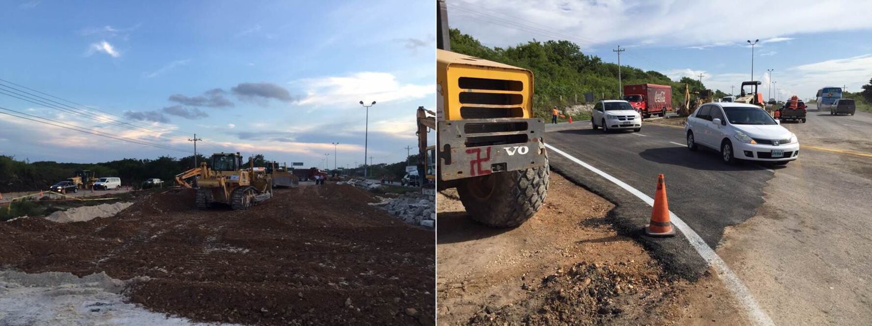 Se invirtieron 5 millones 800 mil pesos para habilitar los cuatro carriles que permitieron normalizar la circulación. (Fotos: Adriana Varillas)