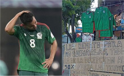 Playeras de la Selección Mexicana se 'rematan' en las calles: "Remato para no quemarlas"