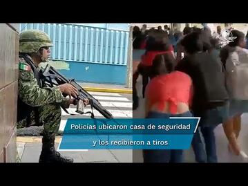 Se registra intensa balacera en casa de seguridad en Orizaba, Veracruz