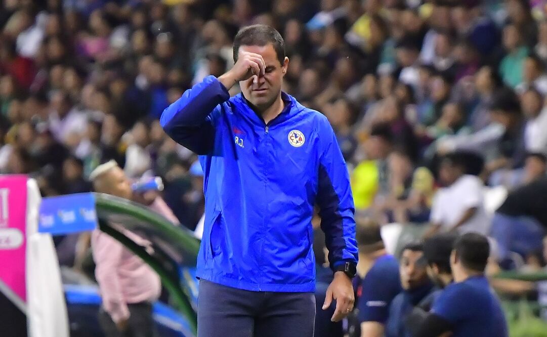 André Jardine durante los Cuartos de Final entre León y América - Foto:Imago7