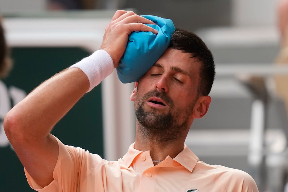Novak Djokovic en Roland Garros - Foto: AP