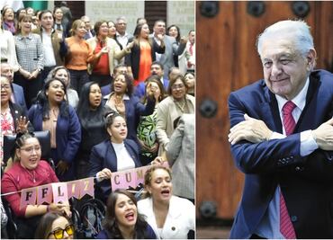 Sheinbaum pide "Las mañanitas" en la mañanera para AMLO por su cumpleaños 71; morenistas se las cantan en el Senado