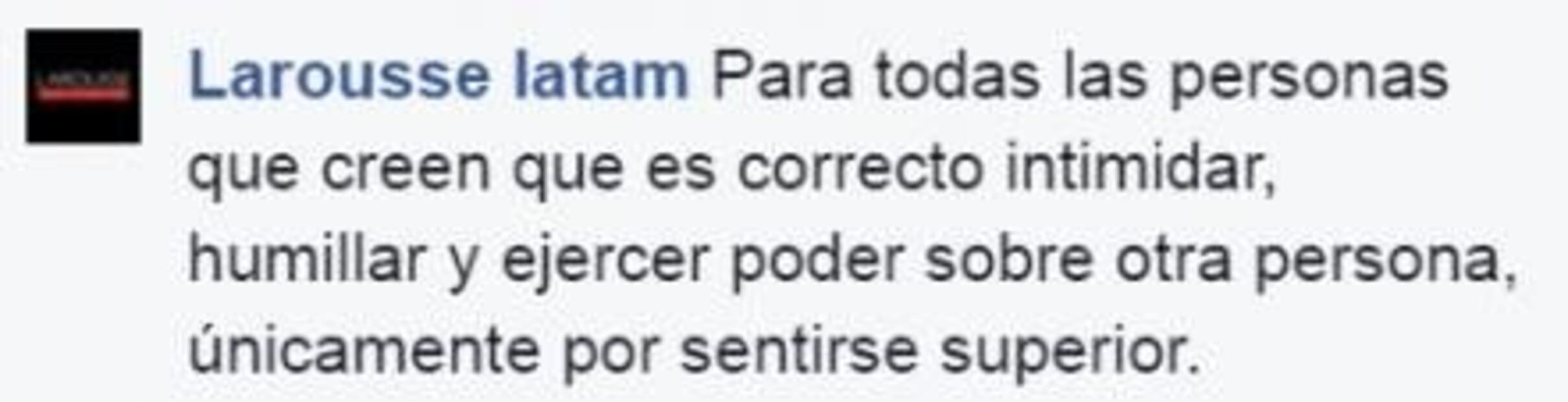 Larousse lanza campaña contra el acoso sexual