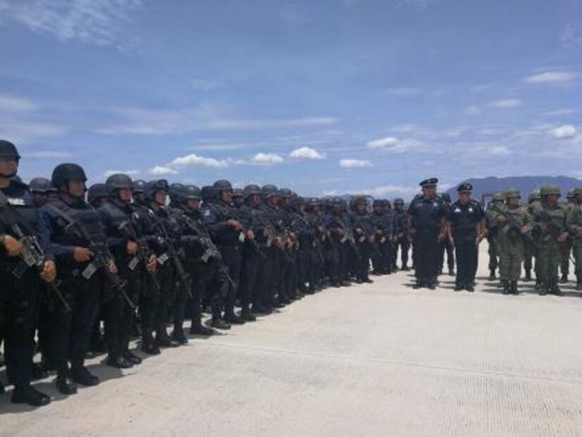 Despliegan operativo especial de seguridad en Oaxaca