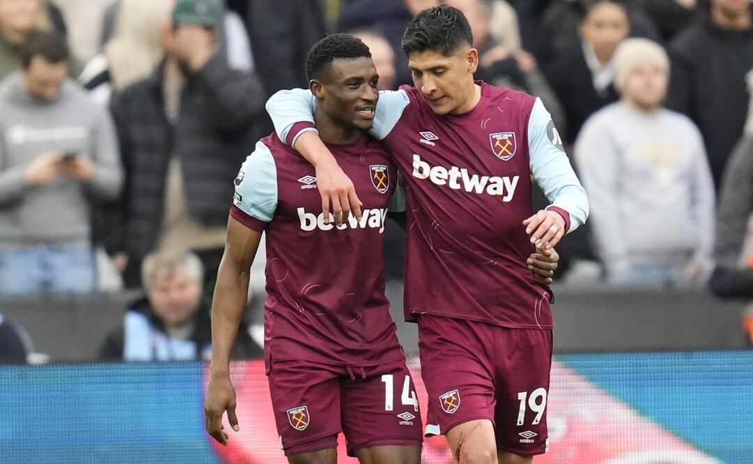 Mohammed Kudus y Edson Álvarez - Foto: AP