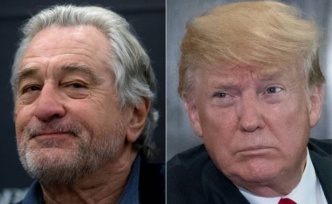 Donald Trump le responde a Robert de Niro. Foto: AFP