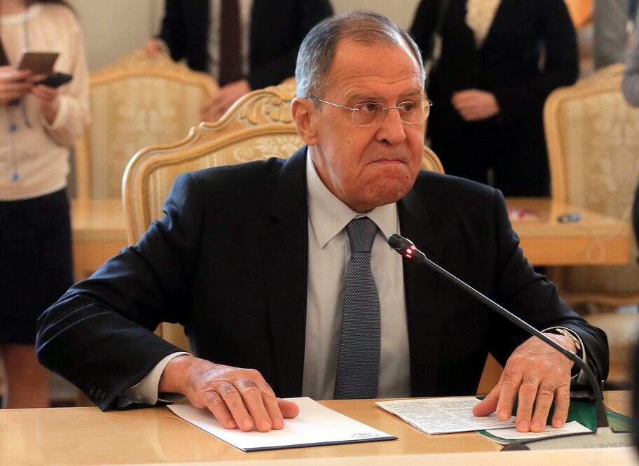 El ministro ruso de Relaciones Exteriores, Serguéi Lavrov (Foto: AFP)