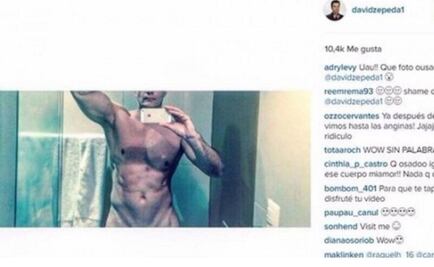 David Zepeda publica foto desnudo y luego la borra