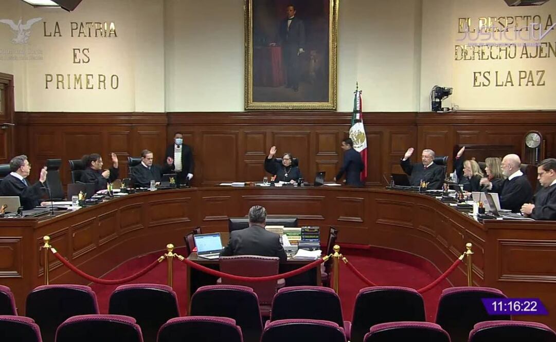 Ministros actuales de la Suprema Corte de Justicia / Captura de pantalla