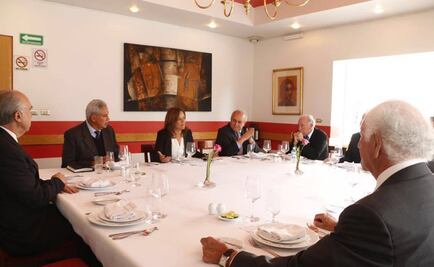 Ex gobernadores con Margarita