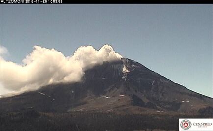 Volcanic ash falls over Puebla and Tlaxcala