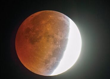 ¿Dónde se verá hoy un eclipse parcial de Luna?