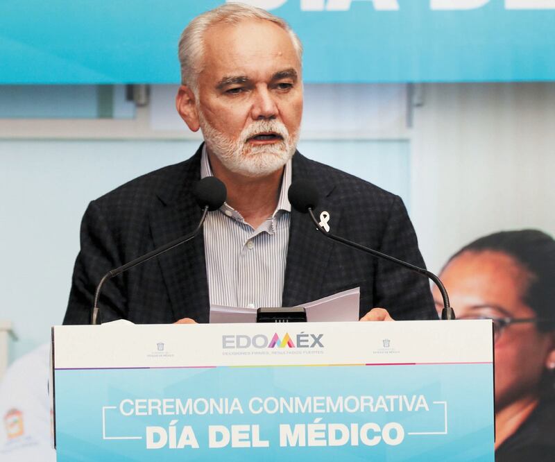 Gabriel O’Shea considera una tranquilidad el que no hayan subido los casos de terapia intensiva. Foto: JORGE ALVARADO. EL UNIVERSAL