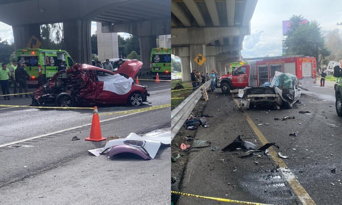 Hasta el momento se desconoce si hay personas lesionadas, el tráfico debido a este incidente se encuentra detenido en la zona. Fotos: Especiales